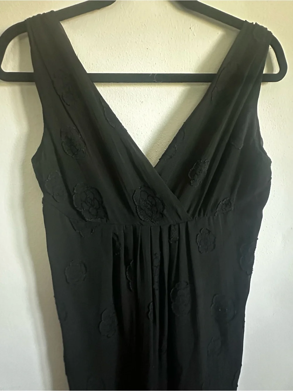 Chanel Vintage Camellia Silk Maxi Dress Eu 40 ♥️ Rare